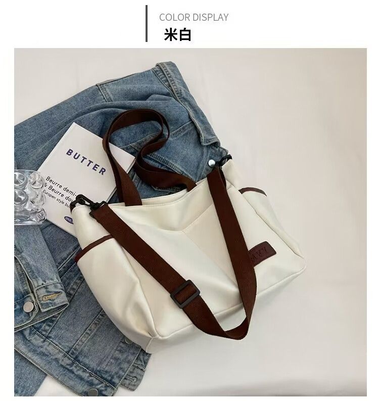2025 Hot Selling Fashion Designer High Quality Ladies Handbags Women Shoulder Bags Multi Pockets Soft Canvas Messenger Tote Bag
