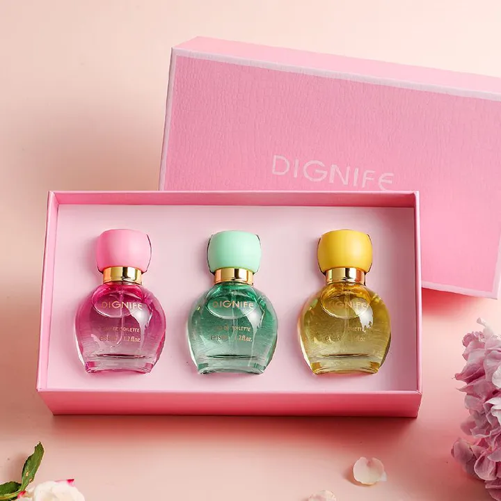New Arrival 35ML*3 Women's Perfume Set Long Lasting Fresh Floral Fragrance Original Brand Parfum Spray 3 in 1 Gift Set