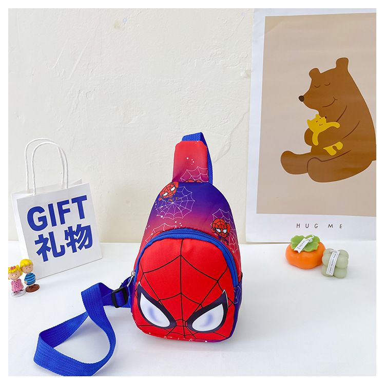 2025New Arrival Children Kids Bag Kawaii Girl Boy Crossbody Bag Cute Nylon Cartoon Dinosaur Spider Cat Unicorn Chest Pack