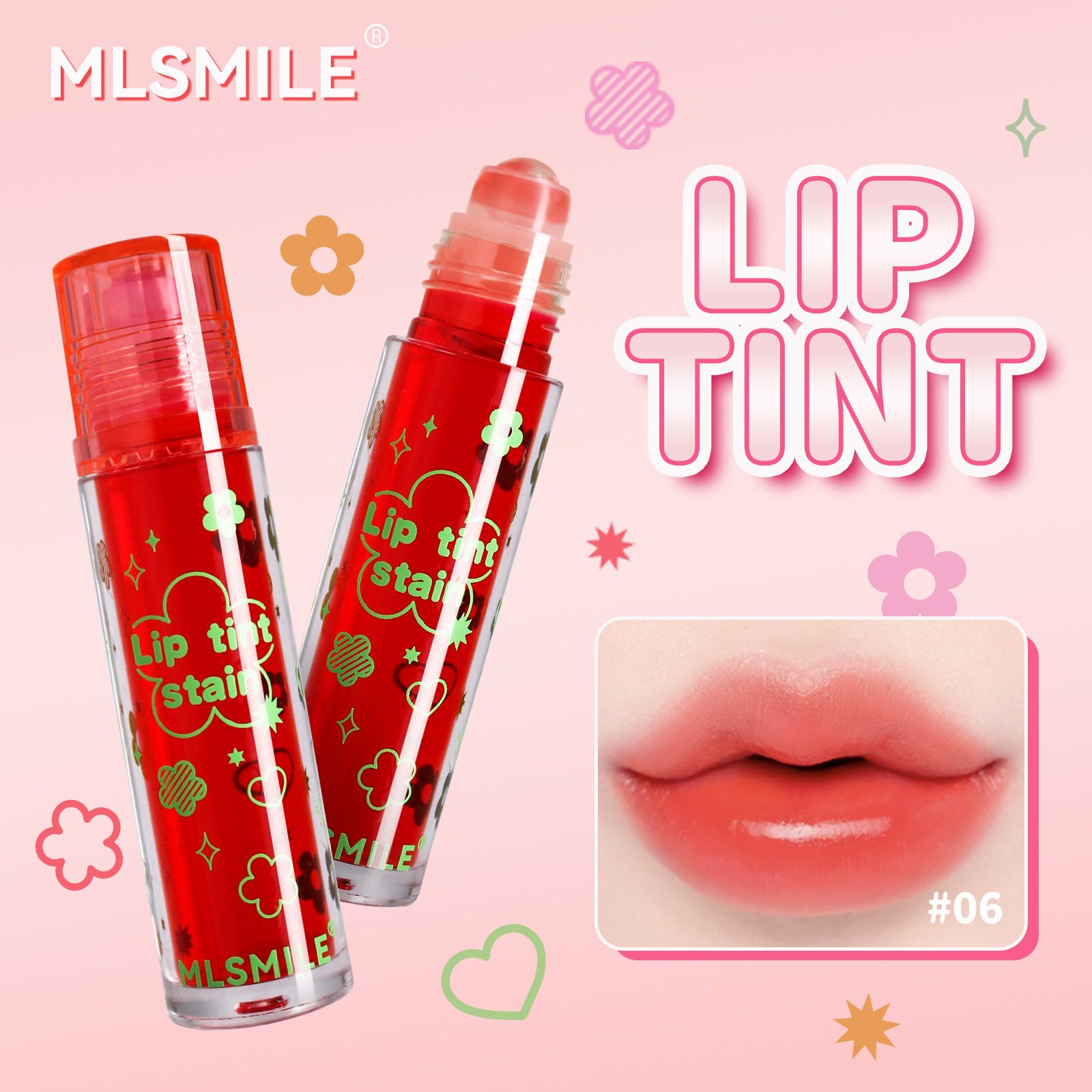 Hot Selling High Quality Non Stick Lip Gloss Roll-On Fruit Lip Oil Moisturizing Mirror Transparent Long Lasting Hydrating Lip Glaze view 4