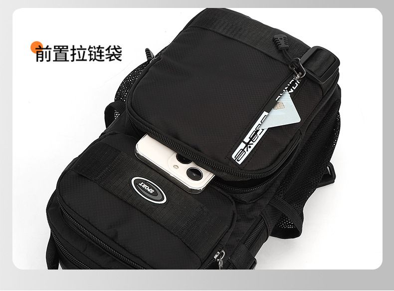 Waterproof Fashion New Designer Running Sport Motorcycle Multifunctional Shoulder Sling Crossbody Waist Bag for Men Chest Bags