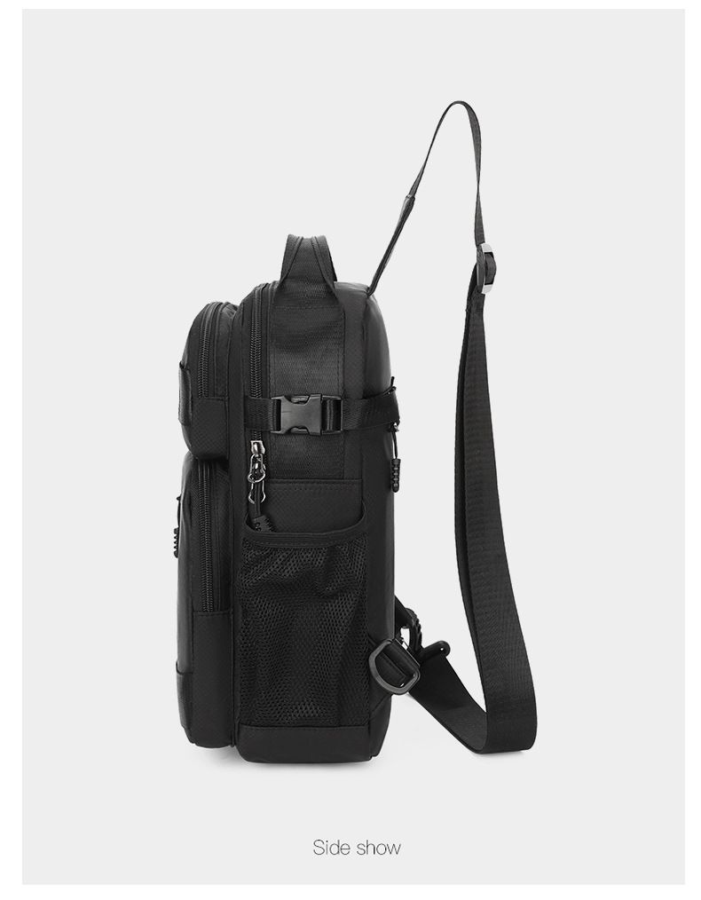Waterproof Fashion New Designer Running Sport Motorcycle Multifunctional Shoulder Sling Crossbody Waist Bag for Men Chest Bags