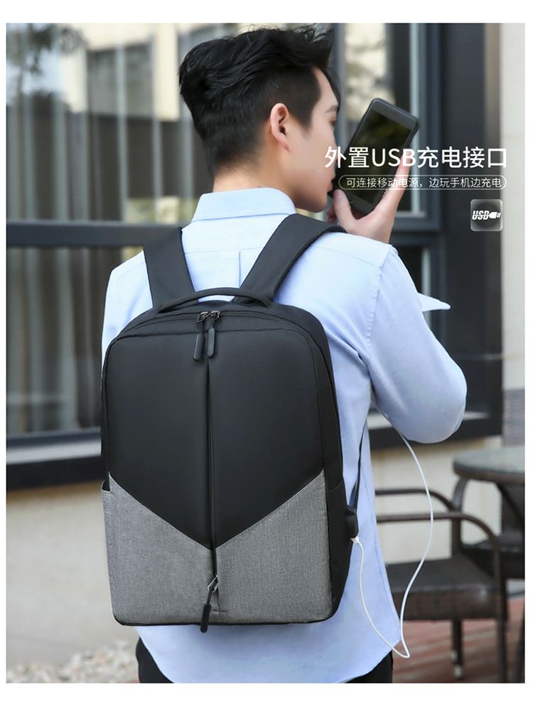 New High-capacity Laptop Fashion Backpack With Usb Charging Port 3 in 1 School Bag Set Business Laptop Bag Set
