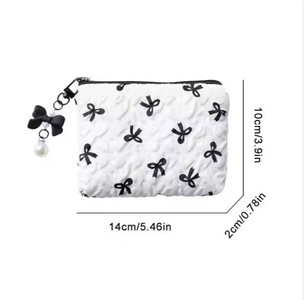 2025 Quilted Makeup Bag Floral Cosmetic Bag Zipper Makeup Pouch Cute Travel Toiletry Bag Organizer