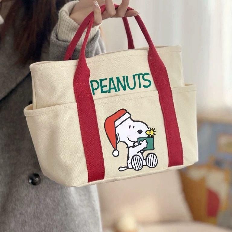 Women's Fashion Luxury High Quality Cotton Canvas  Cheap Price Stylish and Thick Canvas Tote Bags with Pocket Zipper Shopping Tote Bag with Pocket