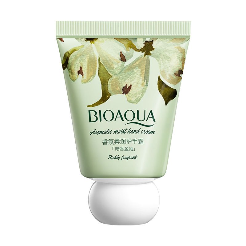 BIOAUQA Fragrant Pine and Cypress Rose Hand Cream Moisturizing Nourishing Whitening Mini Hand Cream Moisture Lotion