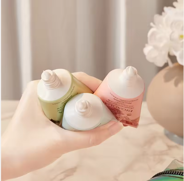 BIOAUQA Fragrant Pine and Cypress Rose Hand Cream Moisturizing Nourishing Whitening Mini Hand Cream Moisture Lotion