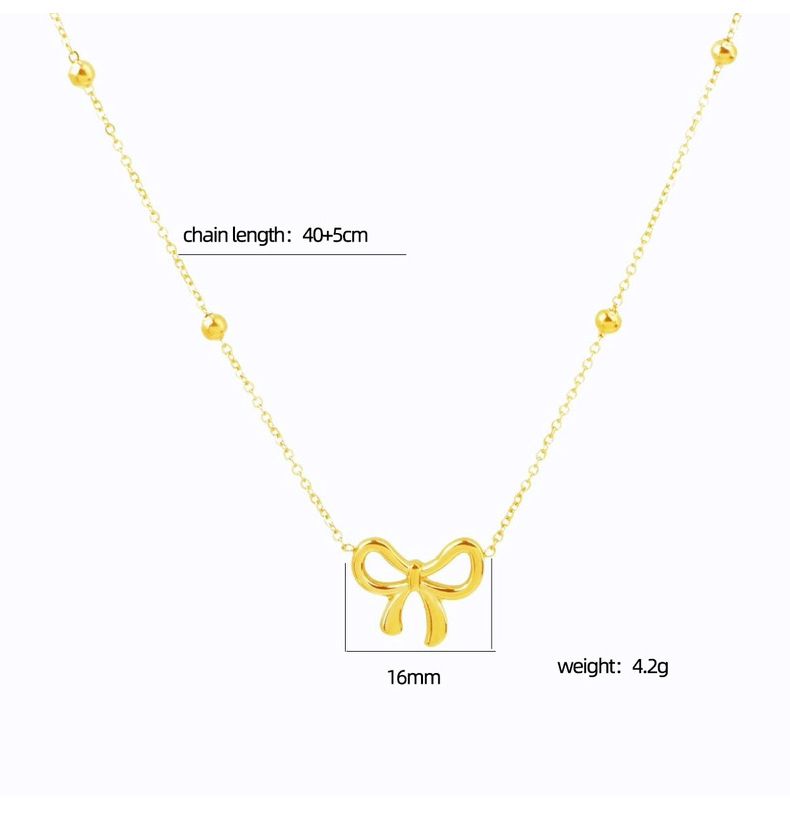 Jewelry Set - Matching Necklace, Bracelet,Ring & Stud Earrings in Gold Plated Stainless Steel, Elegant Gift for Her