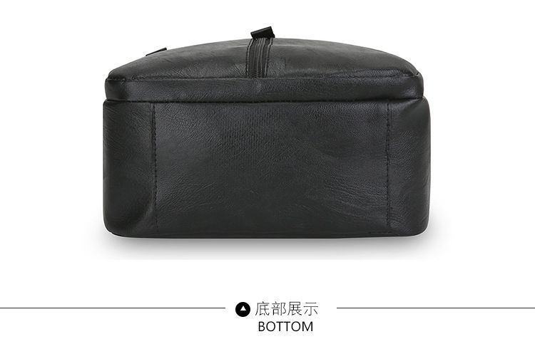 Women's Trendy Solid Color PU Soft Leather Backpack Fashion Design Outdoor Casual Daily Commute Travel Bag  Waterproof Backpack