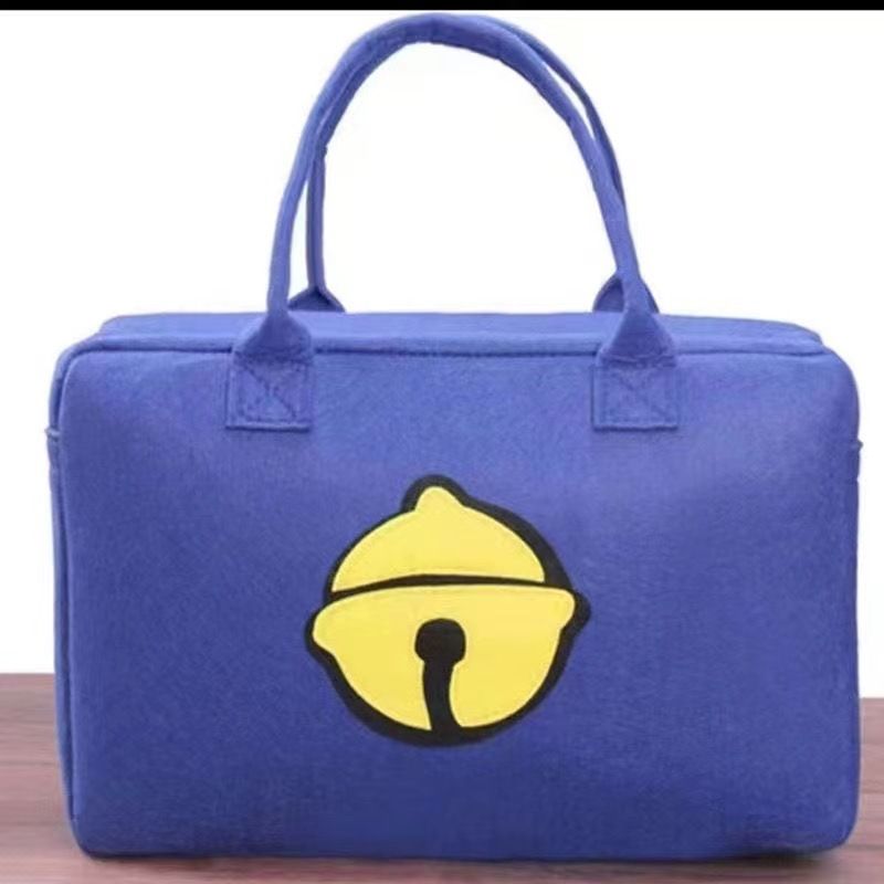 Felt String Closure Cartoon Travel Bag Portable Luggage Storage Multi-Purpose Business Trip Clothing Organizer