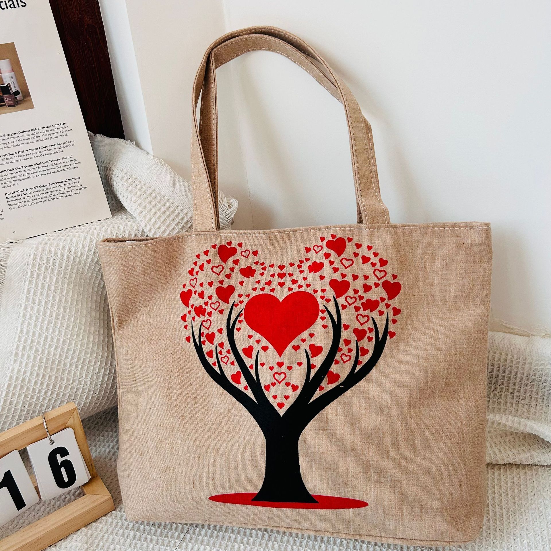 Recyclable Durable Accept Natural Eco Fabric Shopping Tote Bag Custom Canvas Cotton Bag