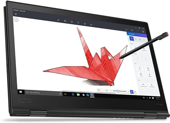 Lenovo ThinkPad X1 Yoga X360 Intel Core i7 8th Gen 8GB RAM 512GB SSD 14 Inch Full HD Touchscreen 1.8GHz up to 4.2GHz Quad Core Processor  2 in 1 Convertible Refurbished Laptop + Stylus Pen