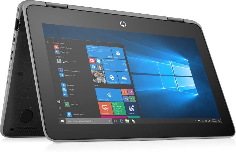 HP ProBook X360 11 G4 EE Core i5 8th Gen 8GB RAM 256GB SSD 11.6 Inch Touchscreen 1.3GHz up to 3.4GHz Dual Core Processor  Windows 10 Pro MS Office 2021 2 - IN - 1 Convertible Slim Refurbished Laptop