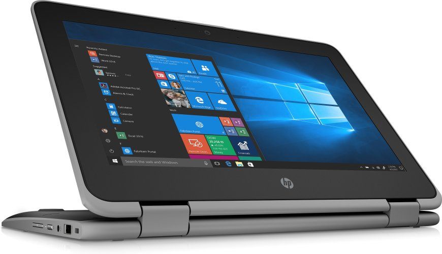 HP ProBook X360 11 G4 EE Core i5 8th Gen 8GB RAM 256GB SSD 11.6 Inch Touchscreen 1.3GHz up to 3.4GHz Dual Core Processor  Windows 10 Pro MS Office 2021 2 - IN - 1 Convertible Slim Refurbished Laptop