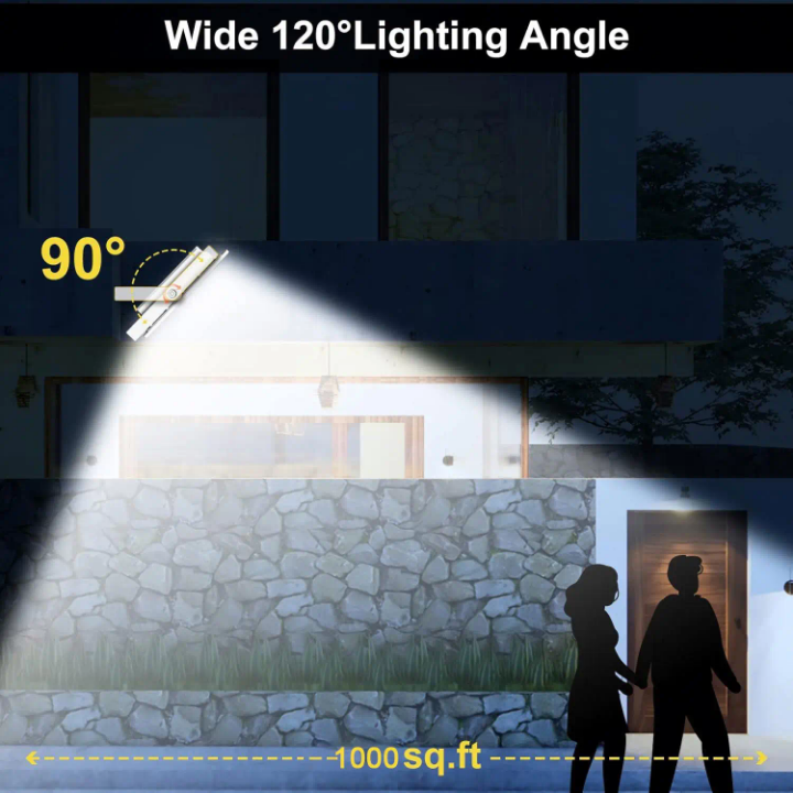 100W Solar floodlight outdoor waterproof security light