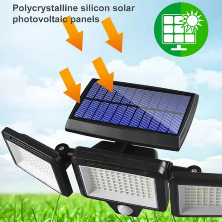 Sensor security street 3in1 light solar security light outdoor waterproof security light