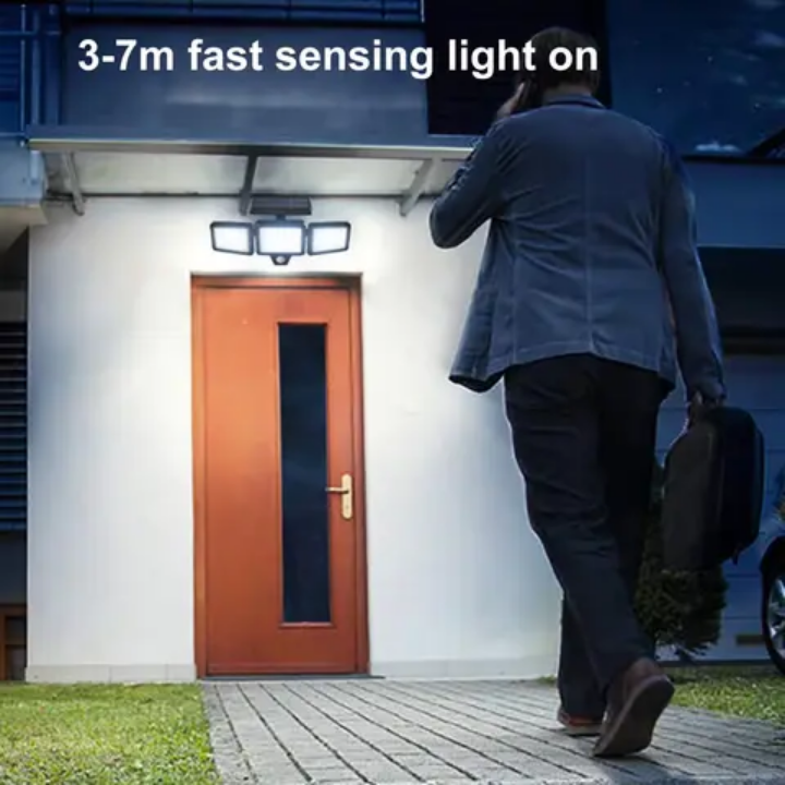 Sensor security street 3in1 light solar security light outdoor waterproof security light