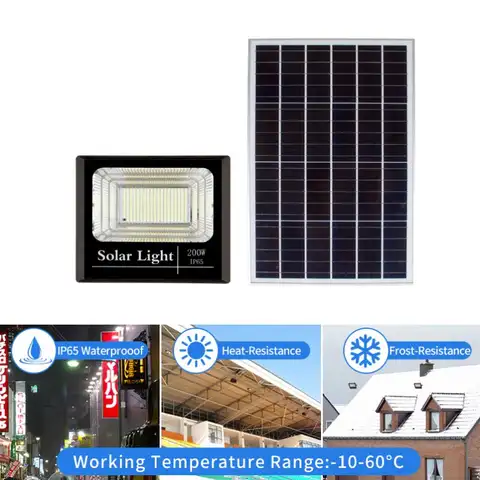 Solar light 100watts outdoor waterproof dusk to dawn super bright garden, home compound, street solar powered light