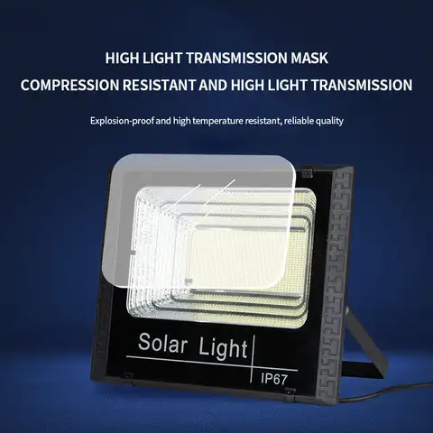 Solar light 100watts outdoor waterproof dusk to dawn super bright garden, home compound, street solar powered light