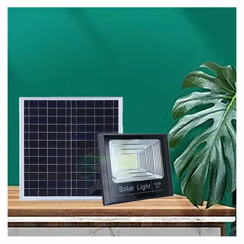 Solar light 100watts outdoor waterproof dusk to dawn super bright garden, home compound, street solar powered light
