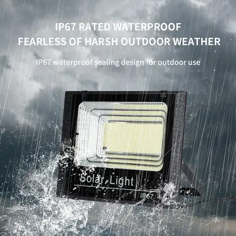 Solar light 100watts outdoor waterproof dusk to dawn super bright garden, home compound, street solar powered light