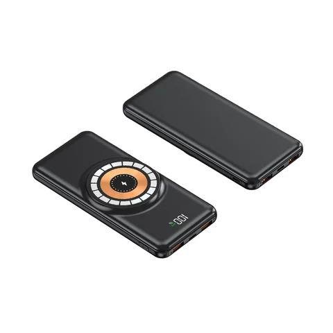 30,000mAh wireless powerbank super fast charging powerbank high capacity &high quality actual capacity portable pocket size for traveling , with  inbuilt 4 charging cables & wireless charging function