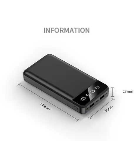 Powerful powerbank ,True high capacity powerbank 30000mAh  high quality,high capacity portable pocket size powerbank with LED power level display&flash lights