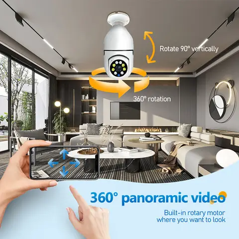 1080P WI-FI CCTV CAMERA PTZ 360° ROTATING, TWO WAY COMMUNICATION, FULL COLOR VIDEO, MOTION DETECTION,TEXTS NOTIFICATIONS, ALARM EASY INSTALLATION HD REMOTE WIRELESS SURVEILLANCE CAMERA EASY TO OPERATE