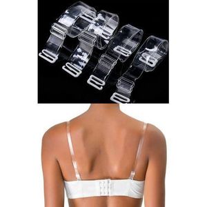 Fashion Adjustable Bra Straps Colourless Slim Silicon- 1pair.