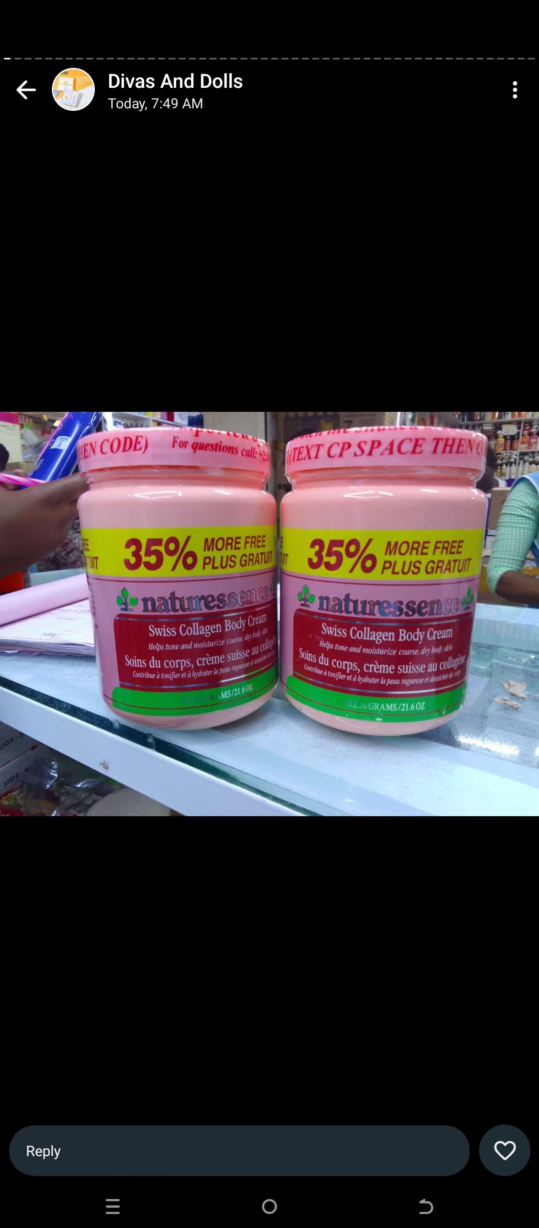Swiss Naturessence Collagen Anti Aging Cream