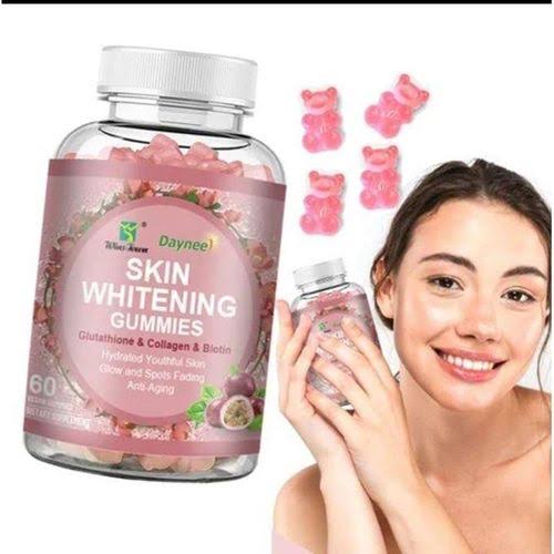 Skin Whitening Gummies with Glutathione and Collagen