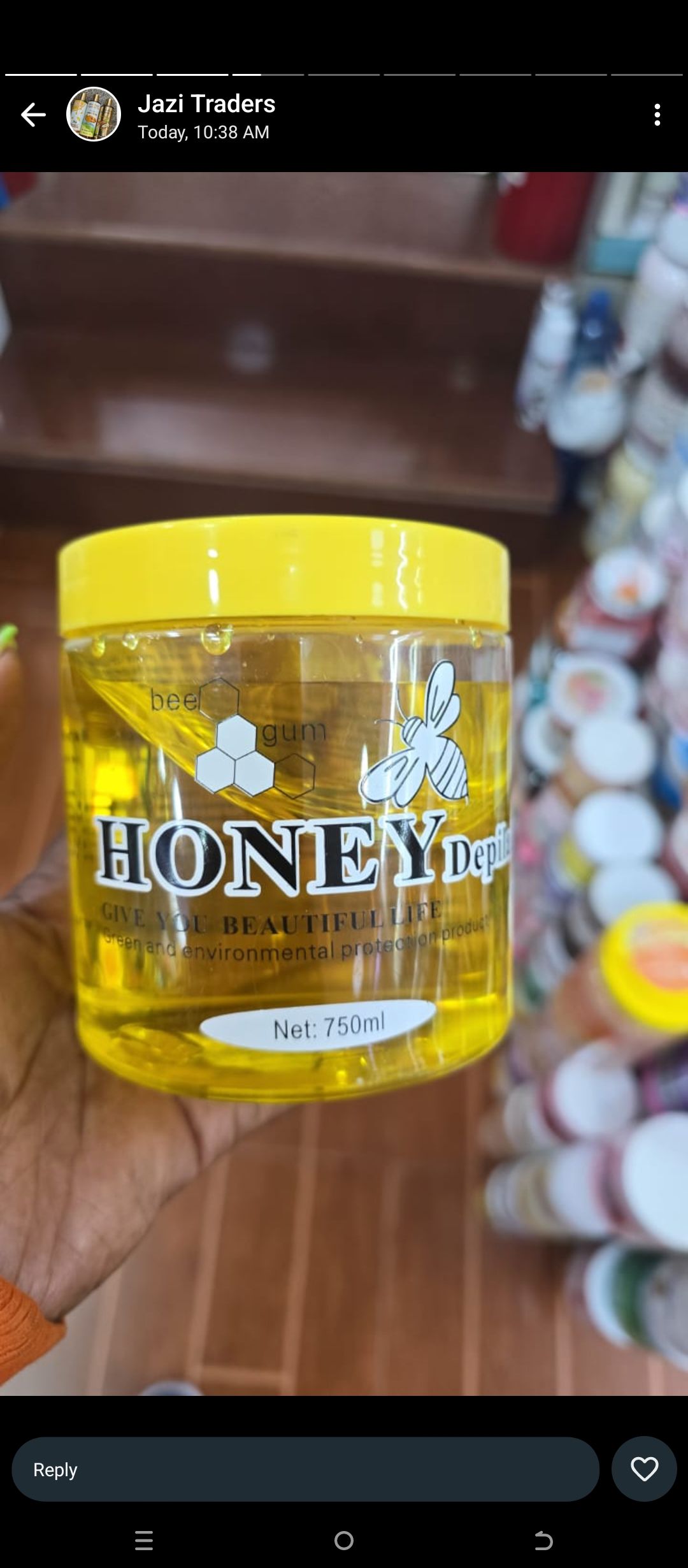 Kristal Fast Hair Removal Honey Wax 750ml