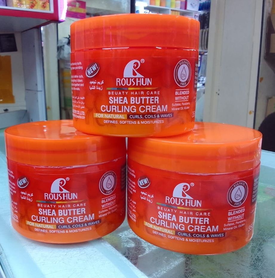 Roushun Shea Butter Curling Cream-340g