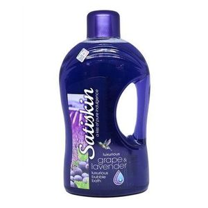 Satiskin Luxurious Grape & Lavender Bubble Bath Shower Gel-1L/2L