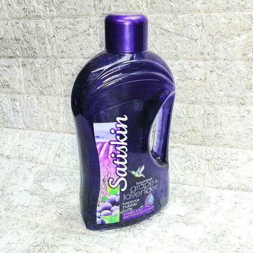 Satiskin Luxurious Grape & Lavender Bubble Bath Shower Gel-1L/2L