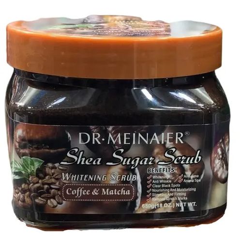 DR MEINAIER Shea Sugar Scrub Coffee & Matcha