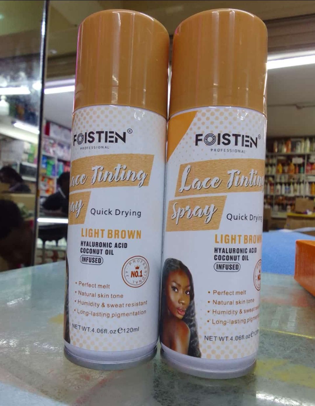 Foisten Lace Tint Spray/ Lace Tinting Spray for Wigs-Light Brown