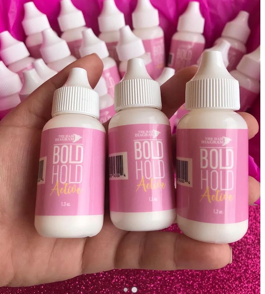 Bold Hold Adhesive Wig Glue For Poly And Lace Wigs And Hairpieces + Wig Remover.