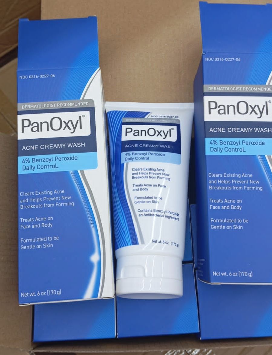 PanOxyl Acne Creamy Wash Benzoyl Peroxide 4% Daily Control