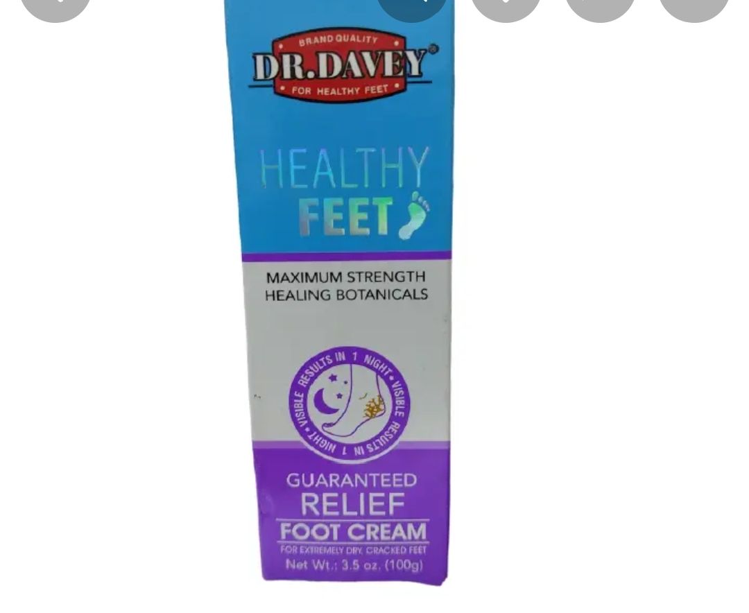 Dr Davey Healthy Feet Foot Cream.