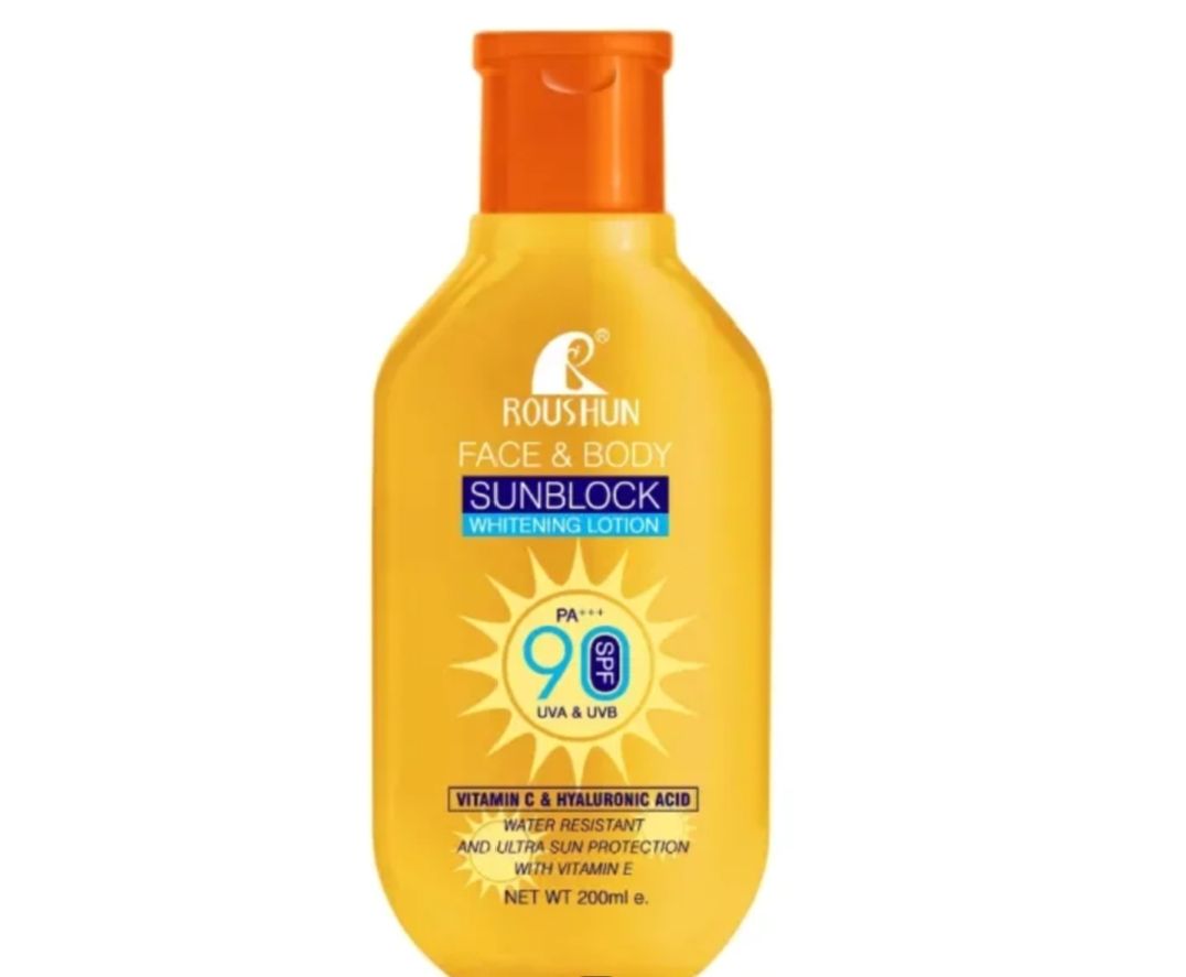 Roushun Face & Body Whitening Sunblock/Sunscreen Lotion-SPF90