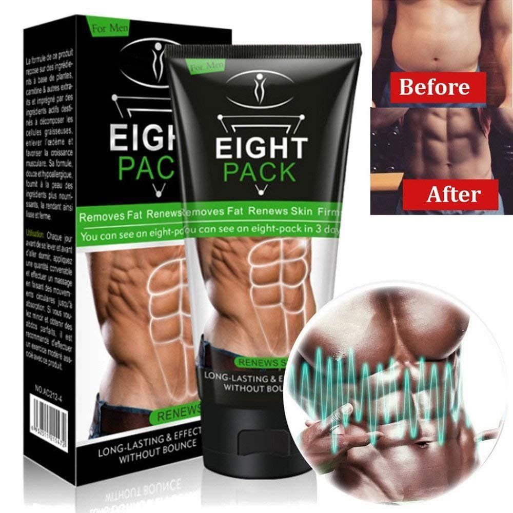 Aichun Beauty Eight Pack Abdominal Muscles Cream Waist Lines Body Sculpting Cream Fitness Belly Burning Muscle Fat Remove Weight Loss