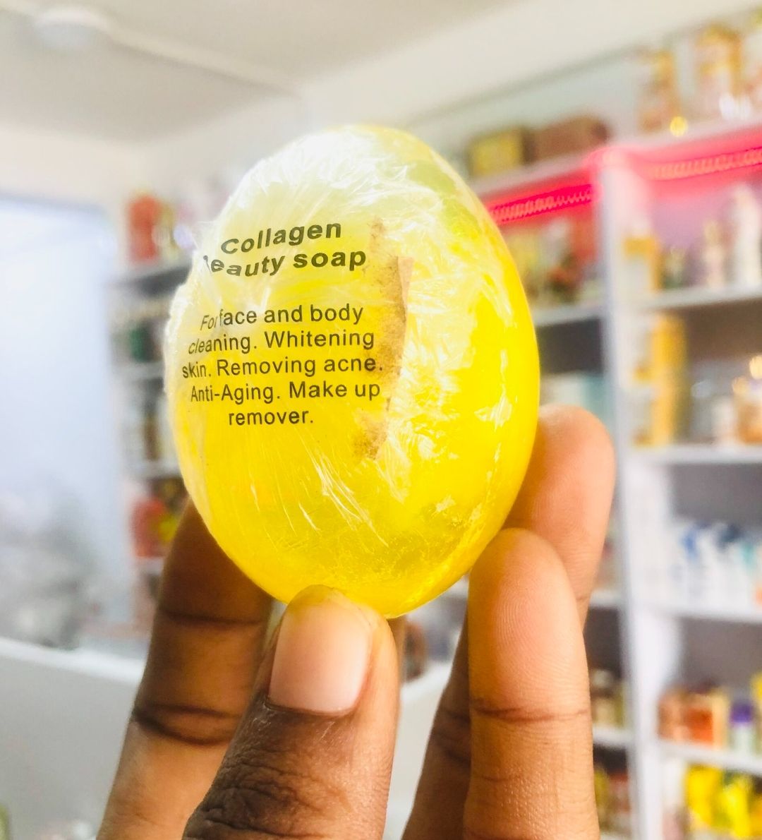Collagen Egg Shaped Natural Organic Soap.