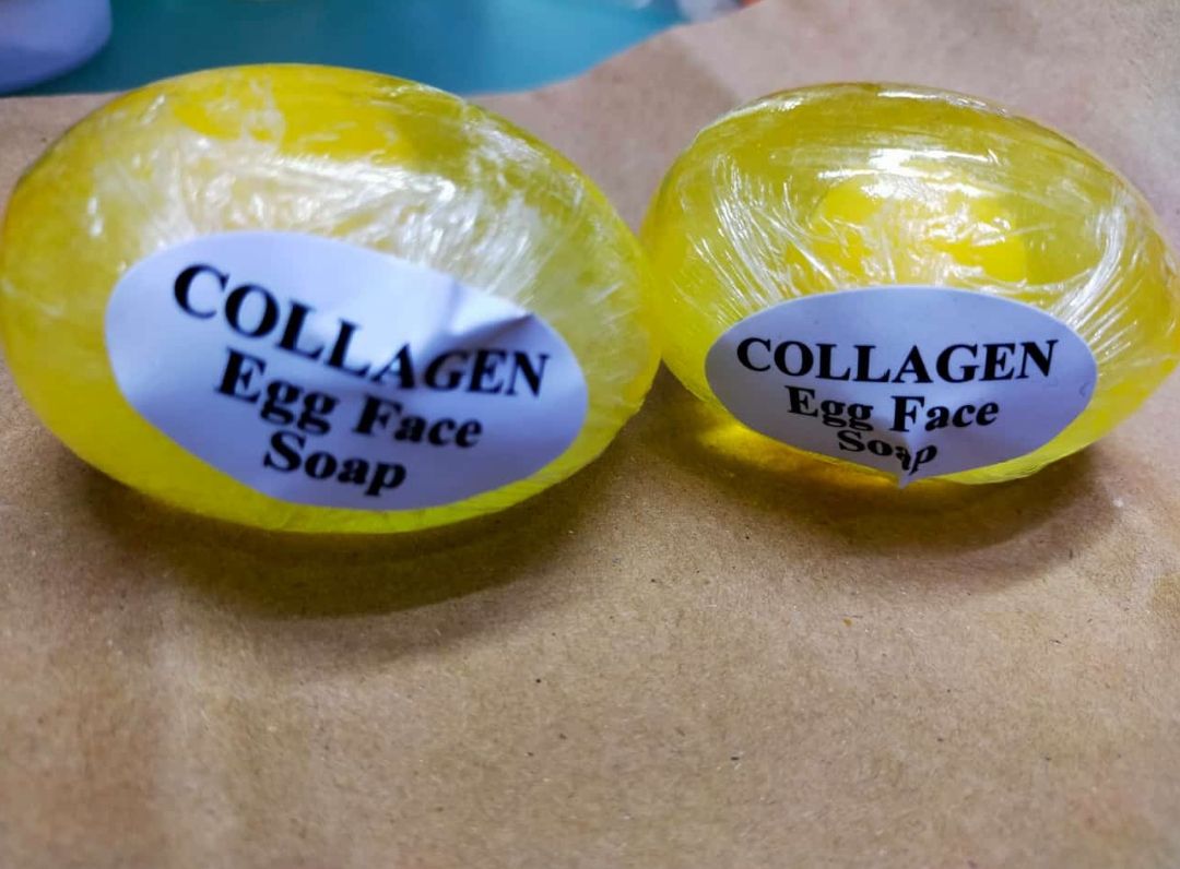 Collagen Egg Shaped Natural Organic Soap.