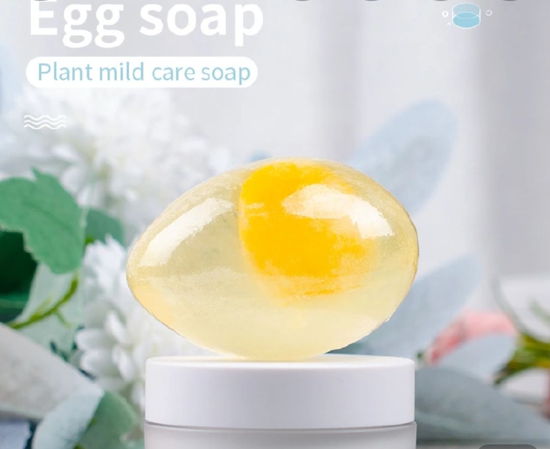 Collagen Egg Shaped Natural Organic Soap.