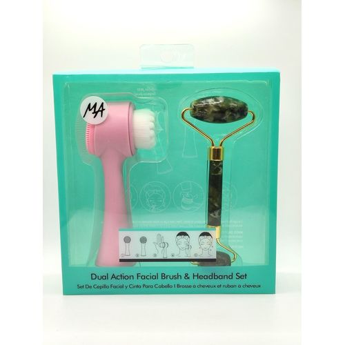 Dual Facial Cleansing Massager & Jade Roller