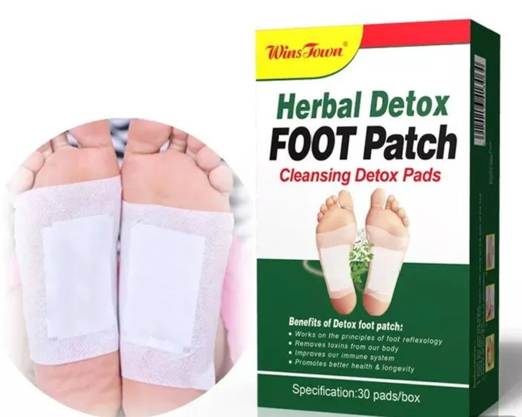 Wins Town Herbal Detox Foot Patch/ Cleansing Detox Pads( (30 patches per pack)