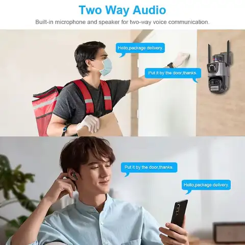 WireleCCTV CAMERA 6MP WIRELESS CAMERA 6MP Wifi Panorama Camera 8MP Security Camera 360 Degree Panoramic Fisheye IP Camera Night Vision Cctv Surveillance Camera, motion detection, 2way audio,HD vide