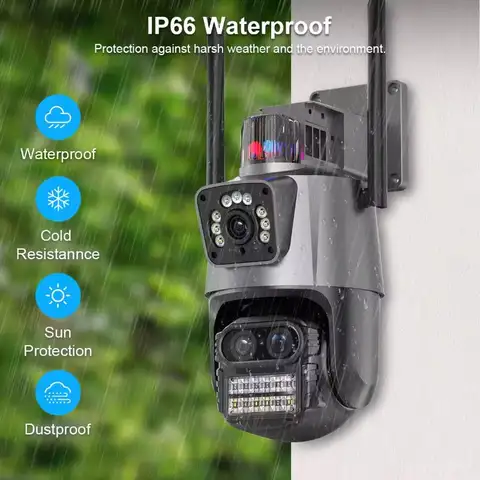 WireleCCTV CAMERA 6MP WIRELESS CAMERA 6MP Wifi Panorama Camera 8MP Security Camera 360 Degree Panoramic Fisheye IP Camera Night Vision Cctv Surveillance Camera, motion detection, 2way audio,HD vide