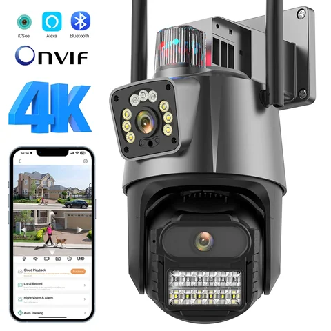 WireleCCTV CAMERA 6MP WIRELESS CAMERA 6MP Wifi Panorama Camera 8MP Security Camera 360 Degree Panoramic Fisheye IP Camera Night Vision Cctv Surveillance Camera, motion detection, 2way audio,HD vide